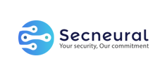 secneural logo and website design